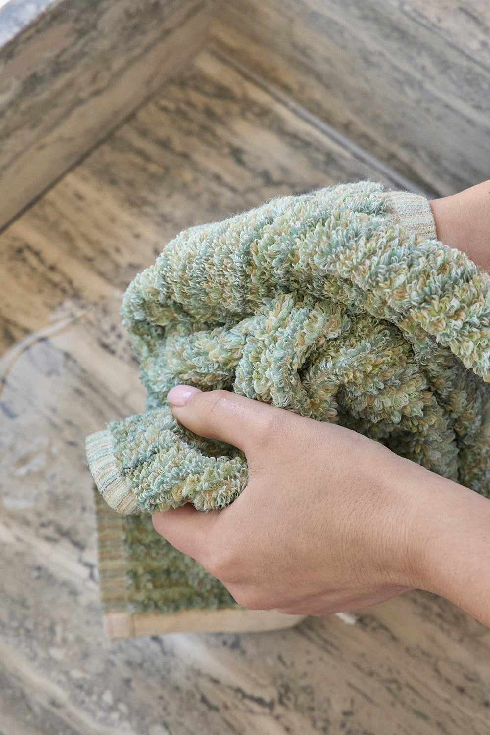 Light Sage Face Towel