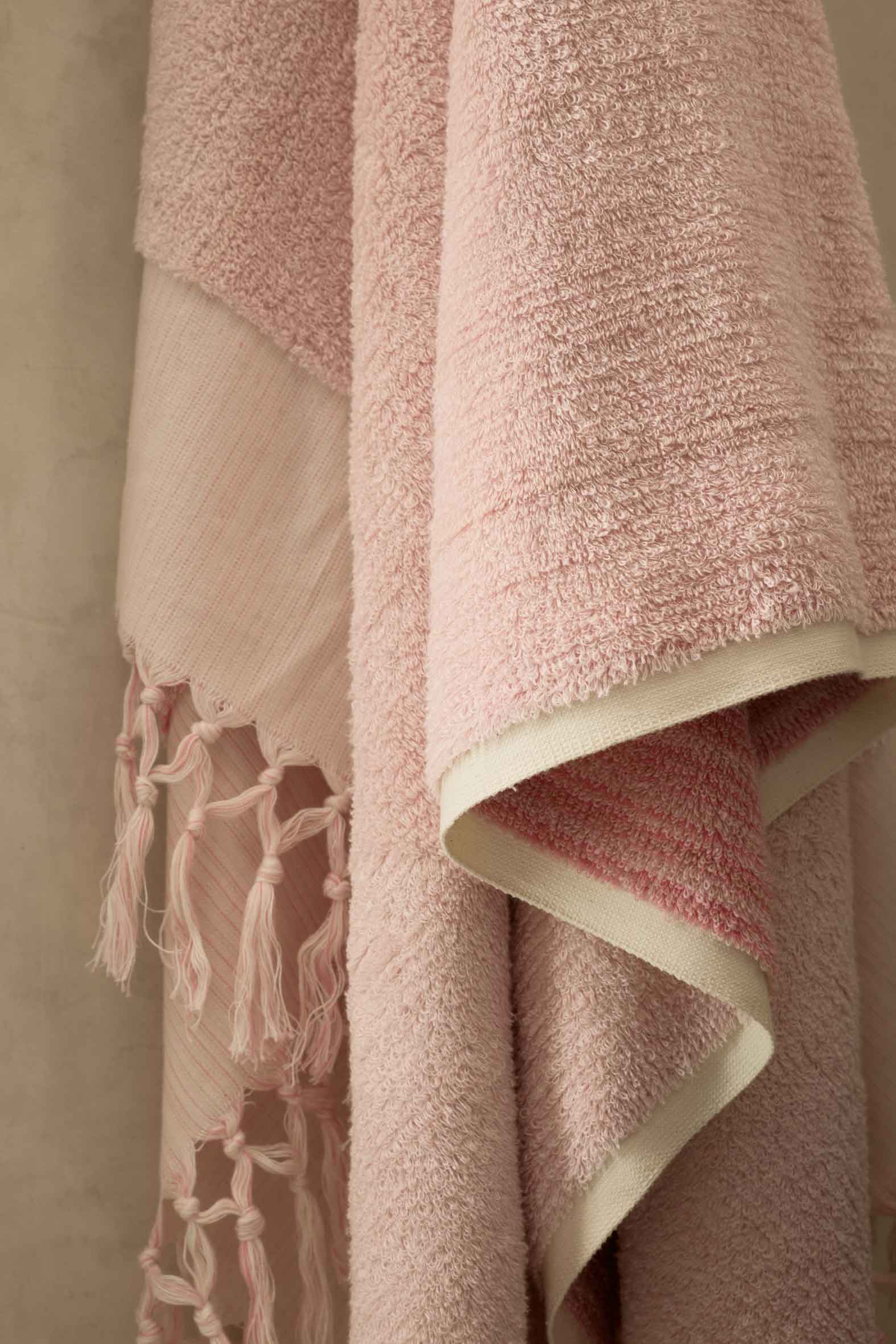 Rose Linen & Cotton Bath Sheet