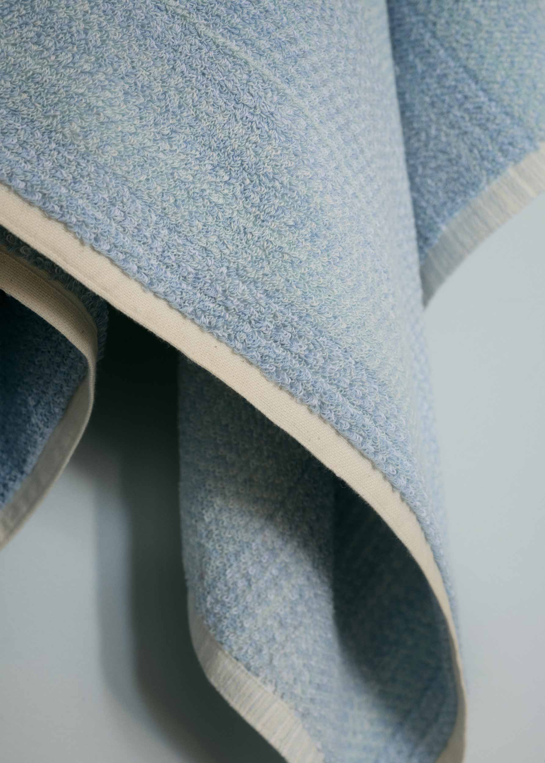 Azure-Mist Melange Bath Towel