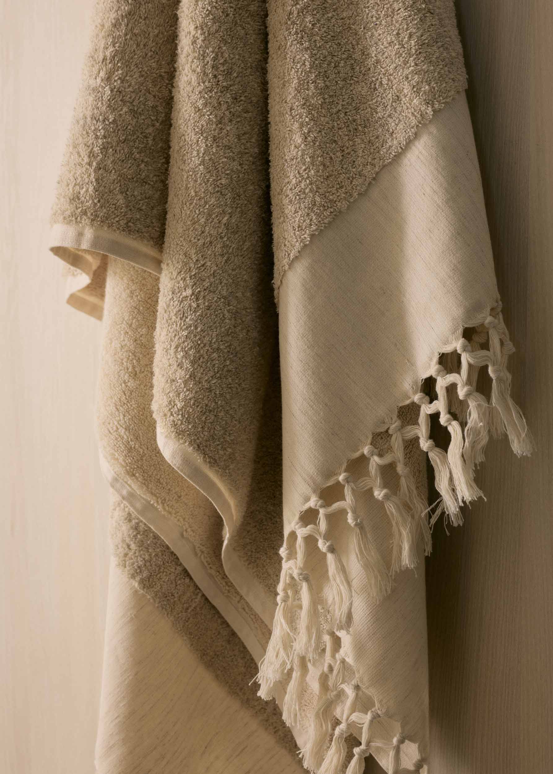 Natural Linen & Cotton Bath Towel