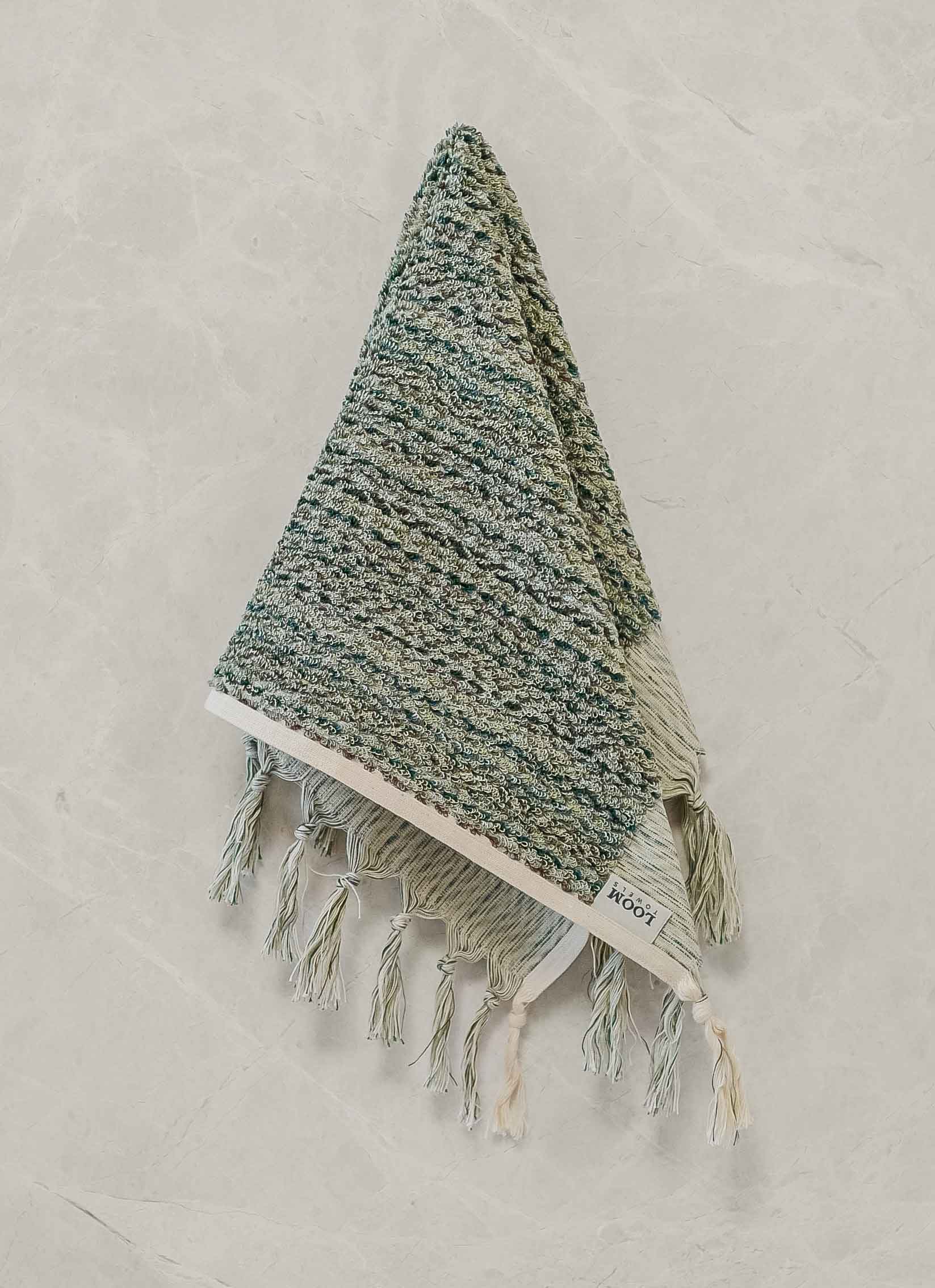 Eucalyptus Zigzag Hand Towel