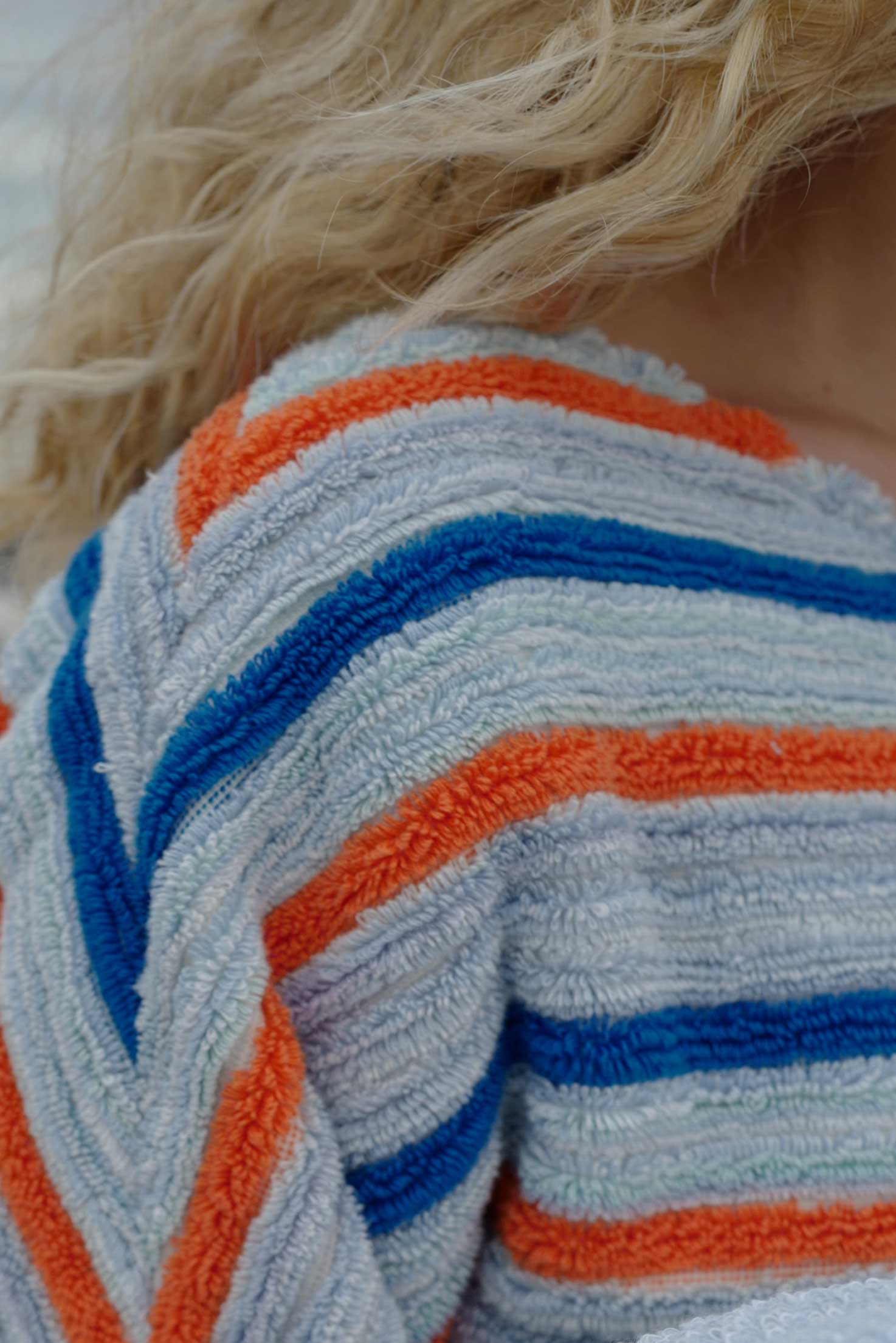 Monaco Top, Blue Stripe