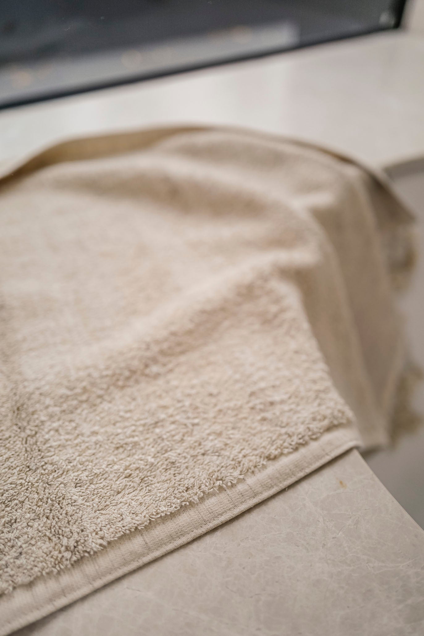 Natural Linen & Cotton Bath Mat