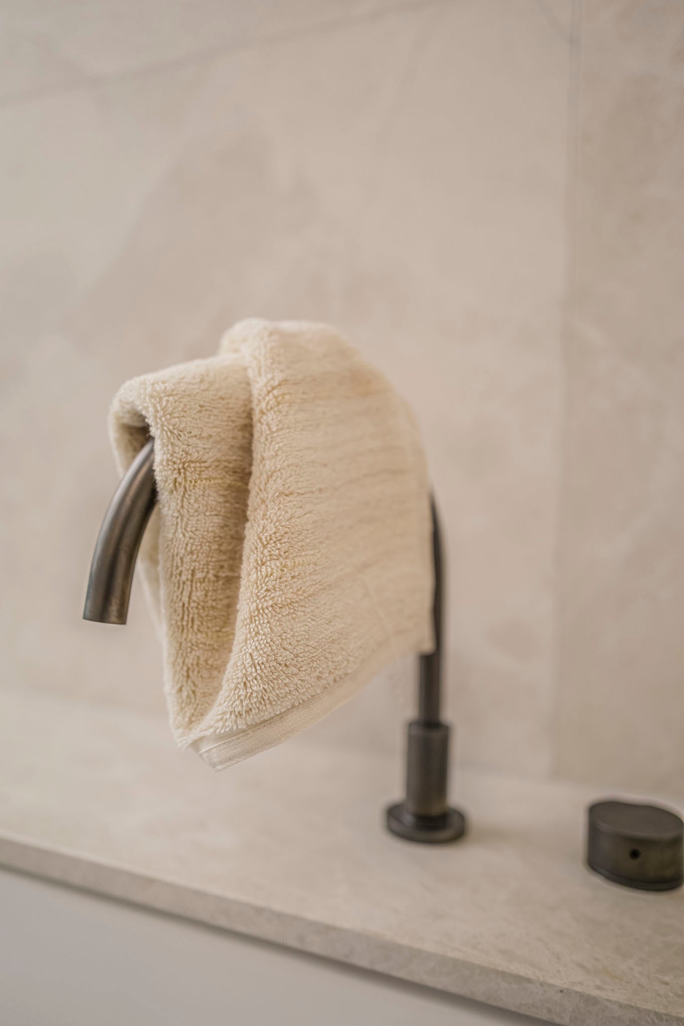 Natural Linen & Cotton Face Towel