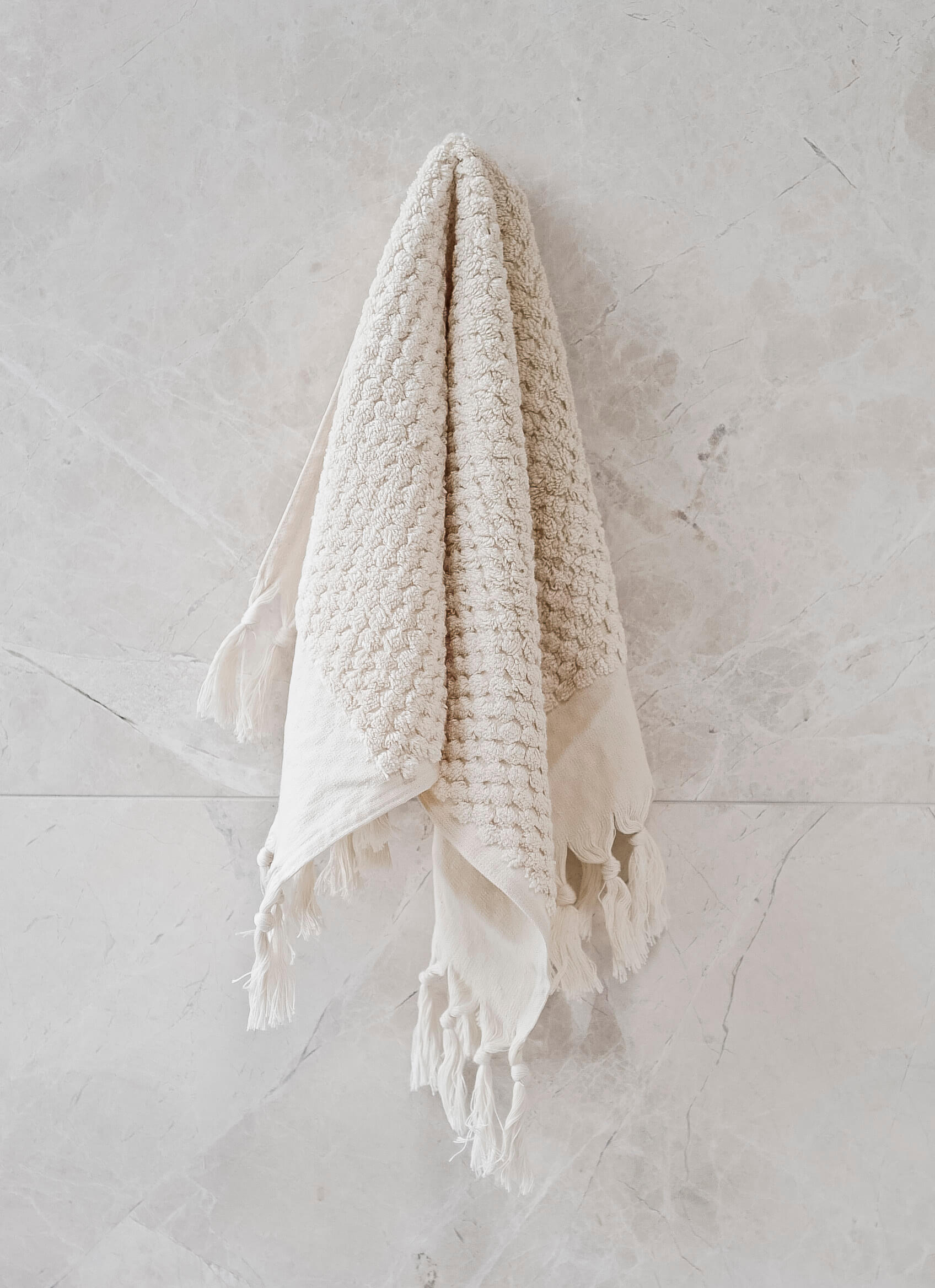 Ecru Dot Hand Towel