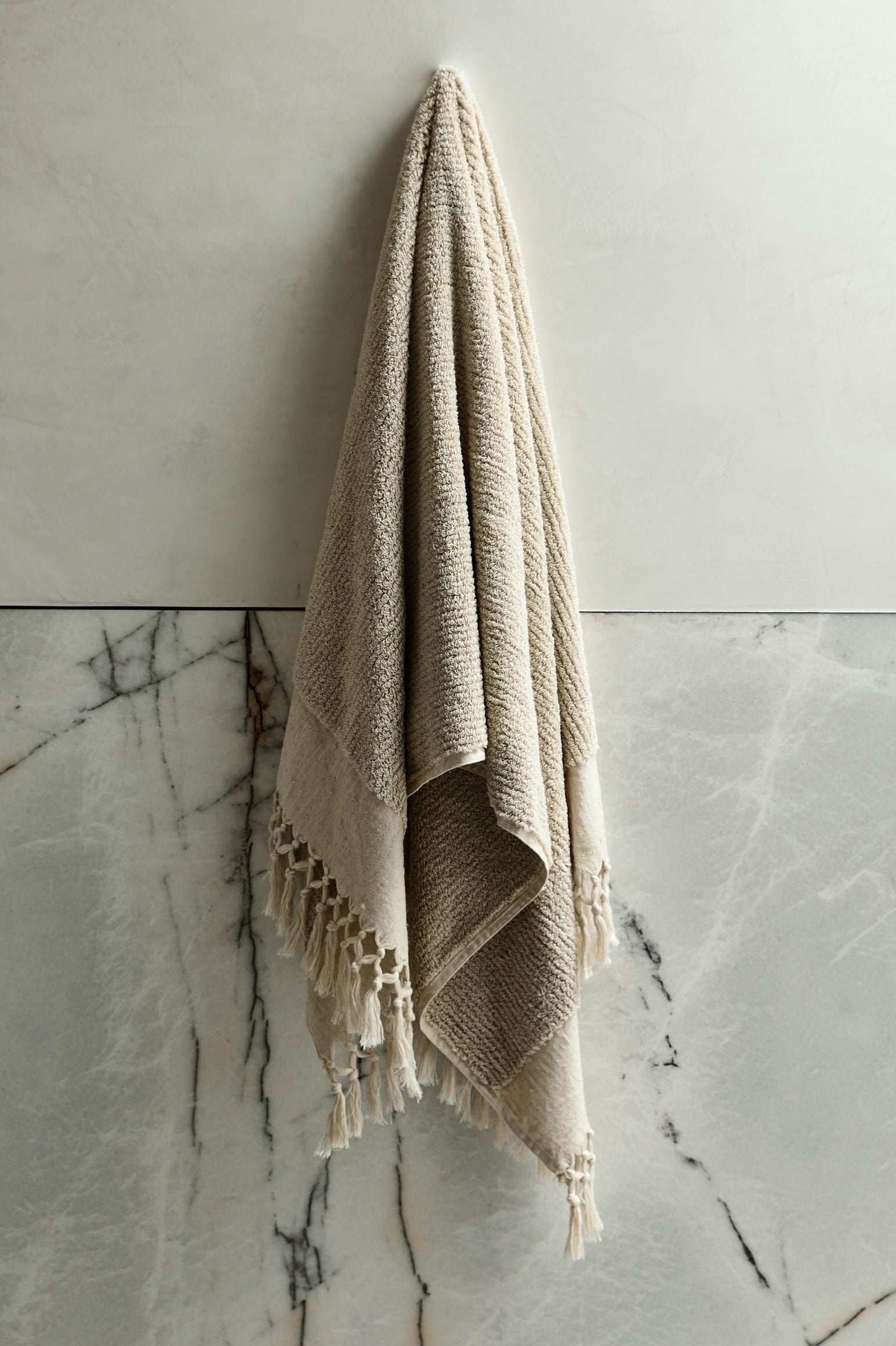 Linen Stripe Classic Bath Towel