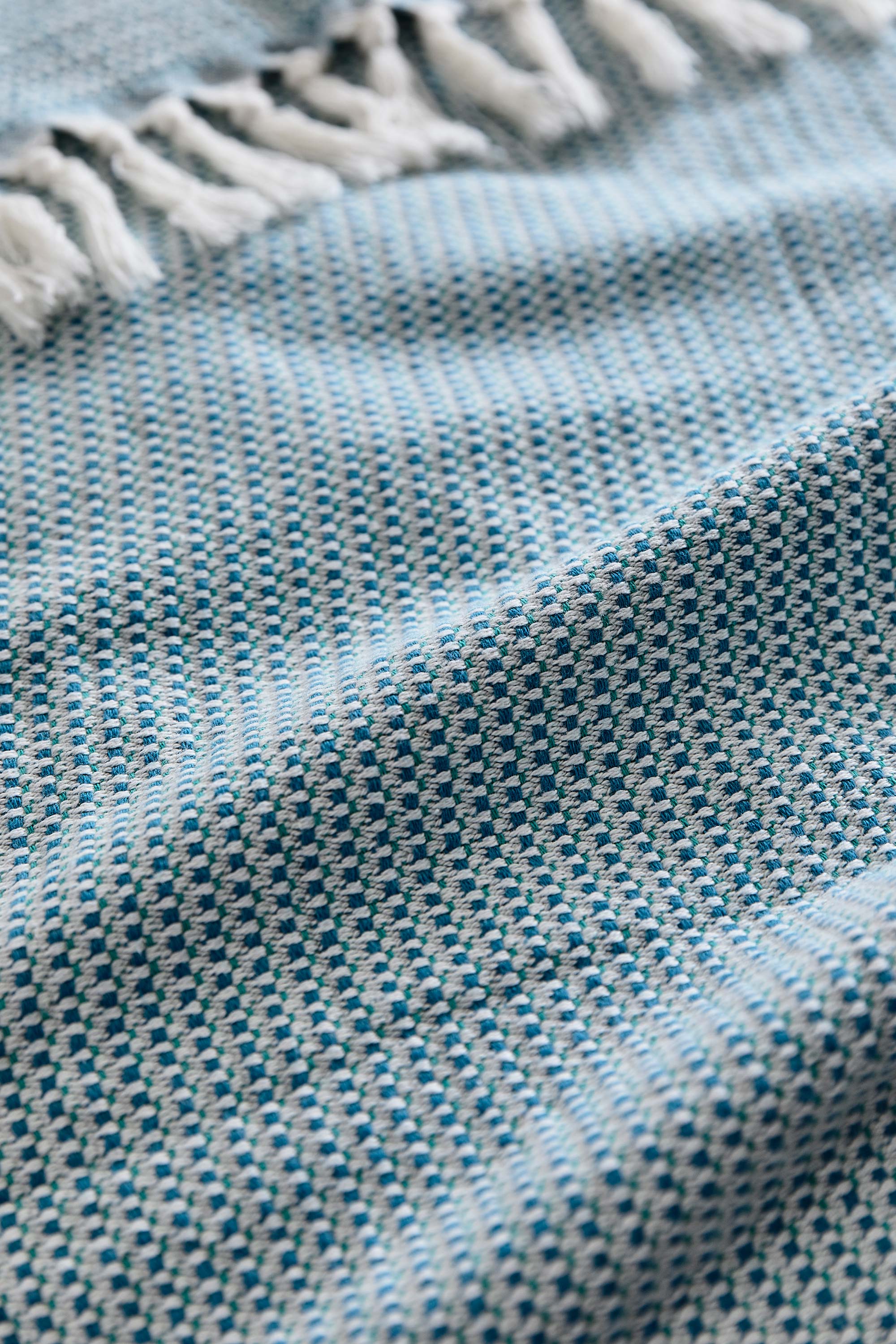 Teal Cotton Blanket