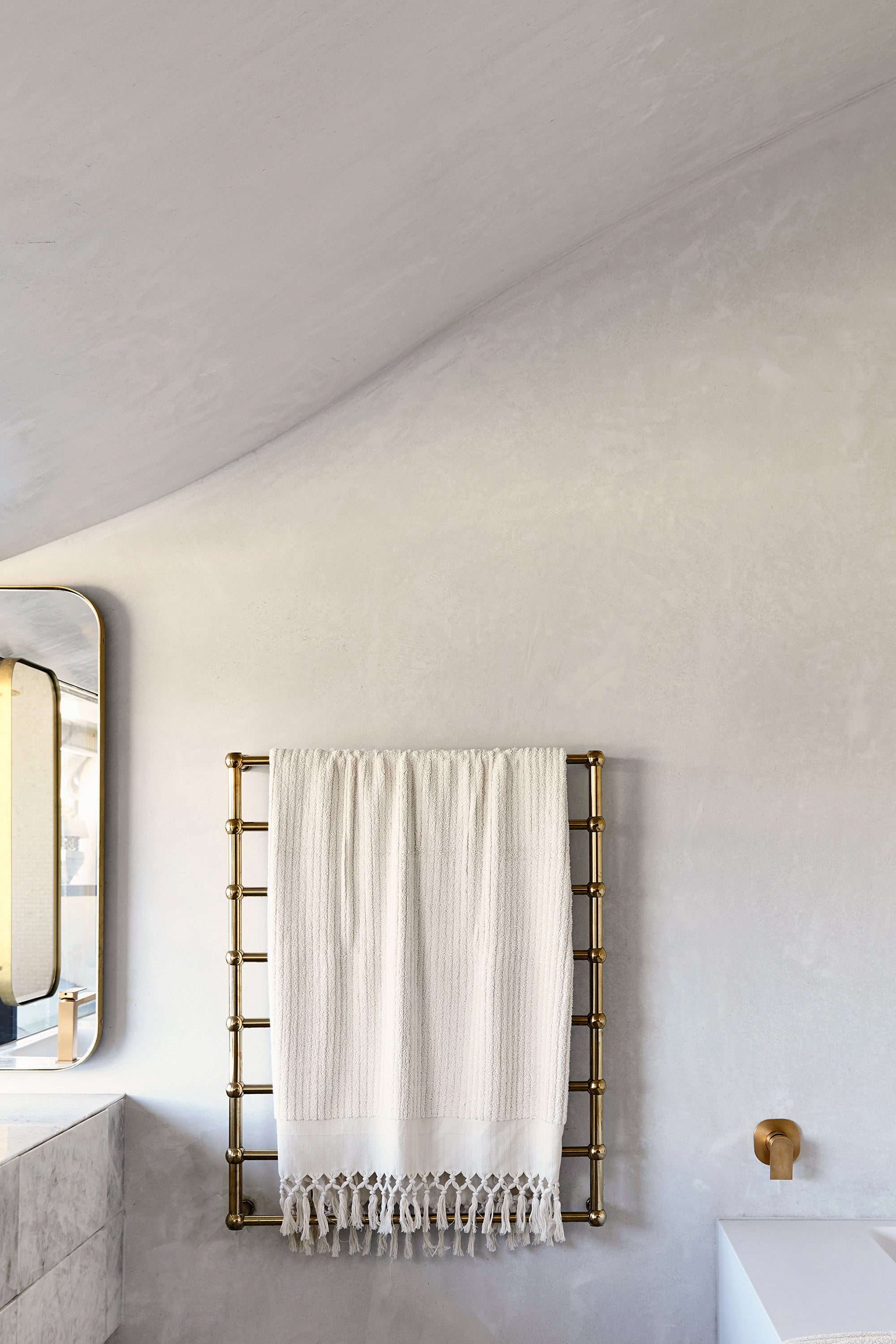 Ecru Stripe Standard Bath Towel