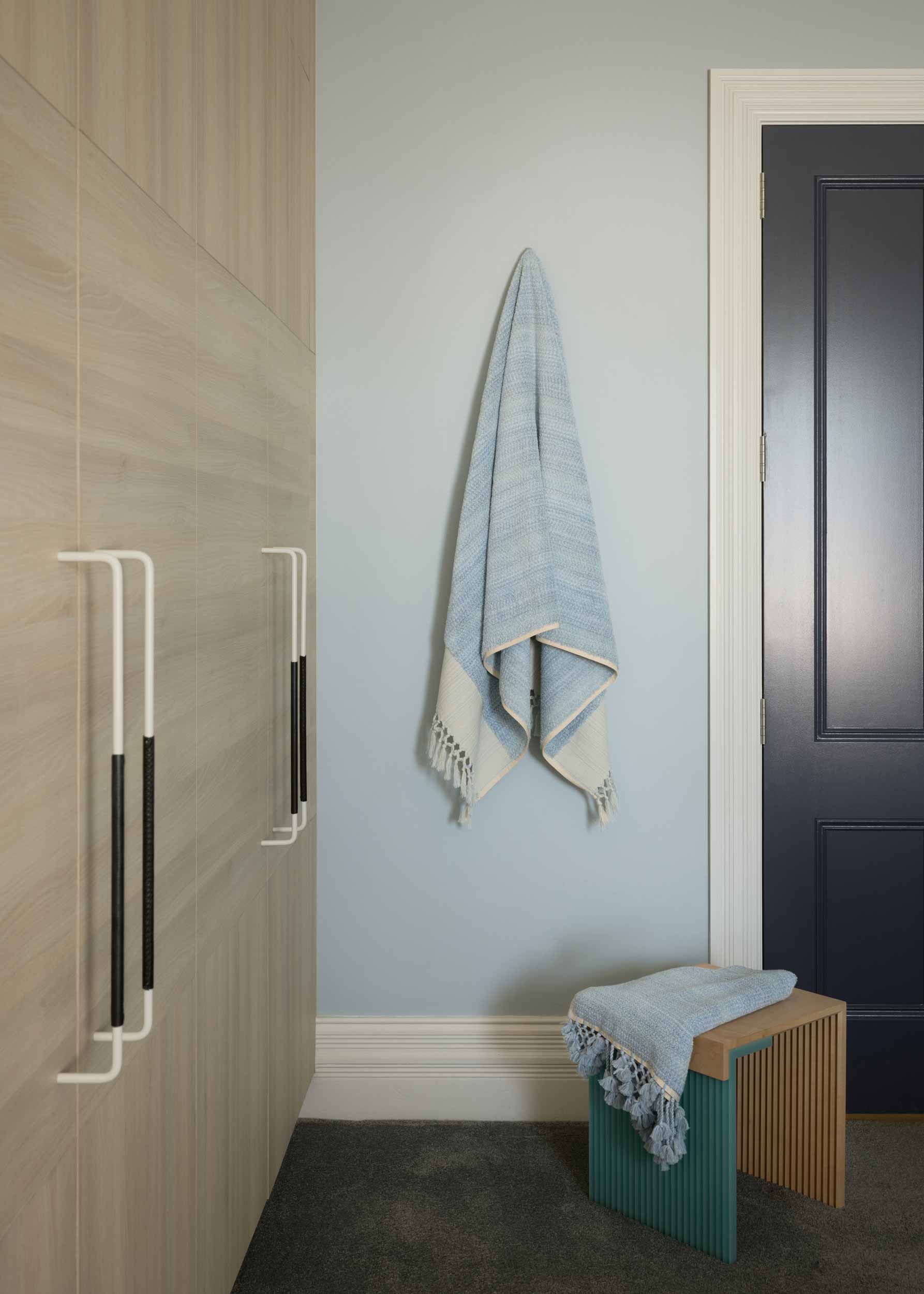 Azure-Mist Melange Bath Towel