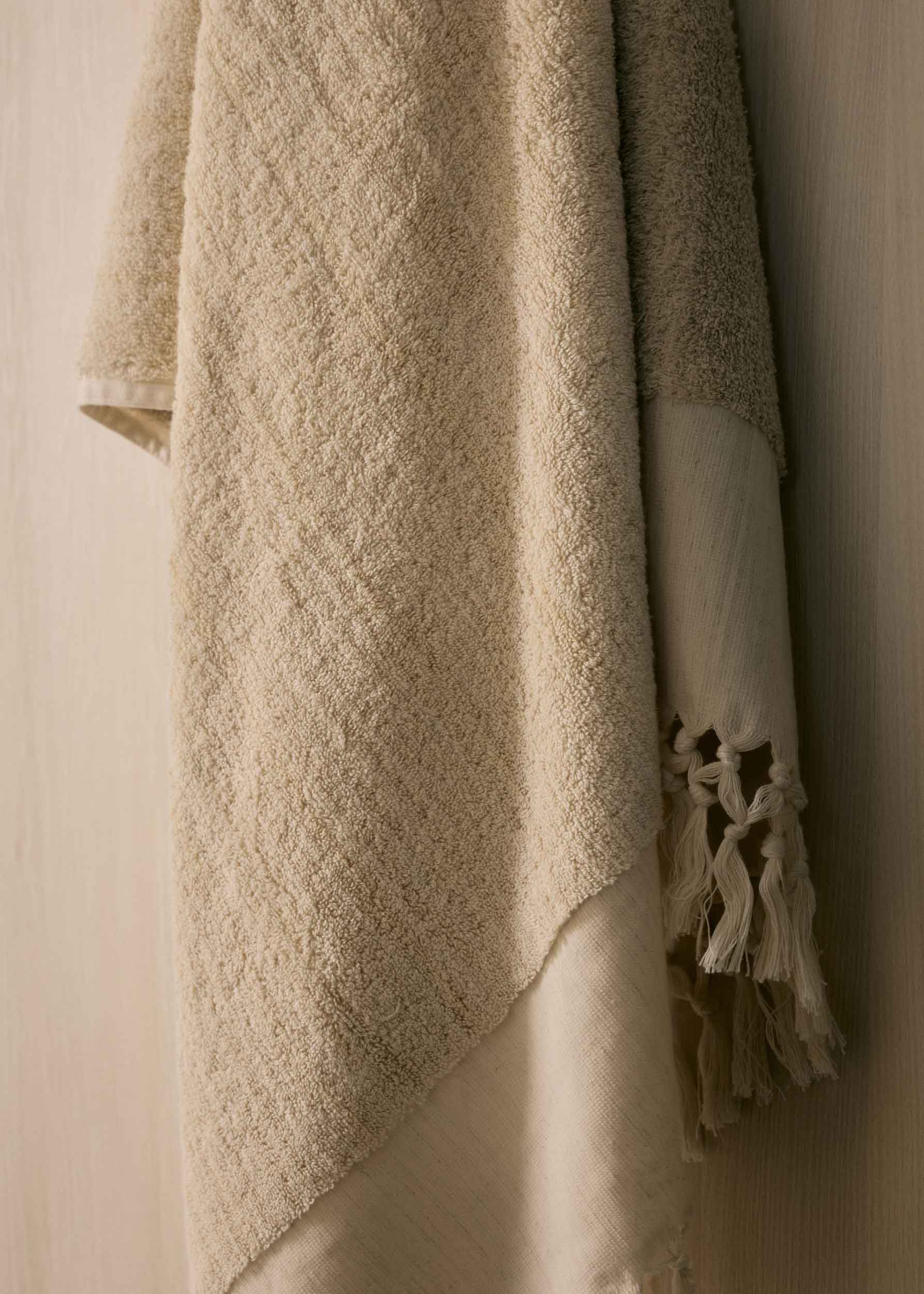 Natural Linen & Cotton Bath Towel