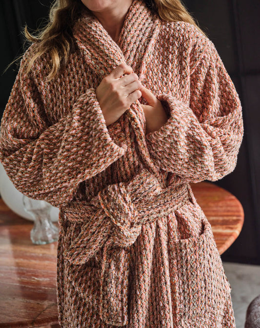 Savanna Zigzag Unisex Bath Robe