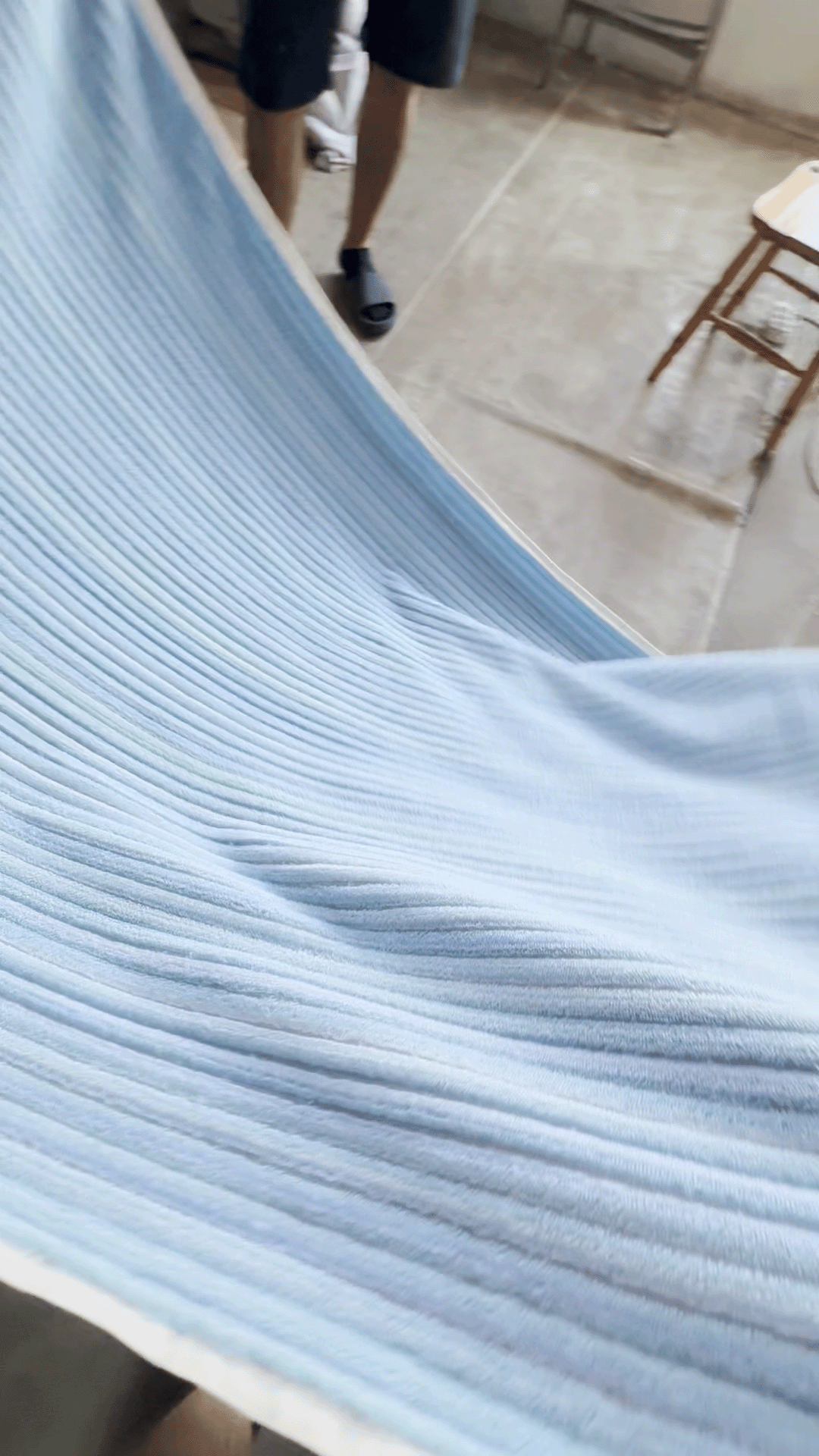 Ice Wide Stripe Bath Mat - Preorder