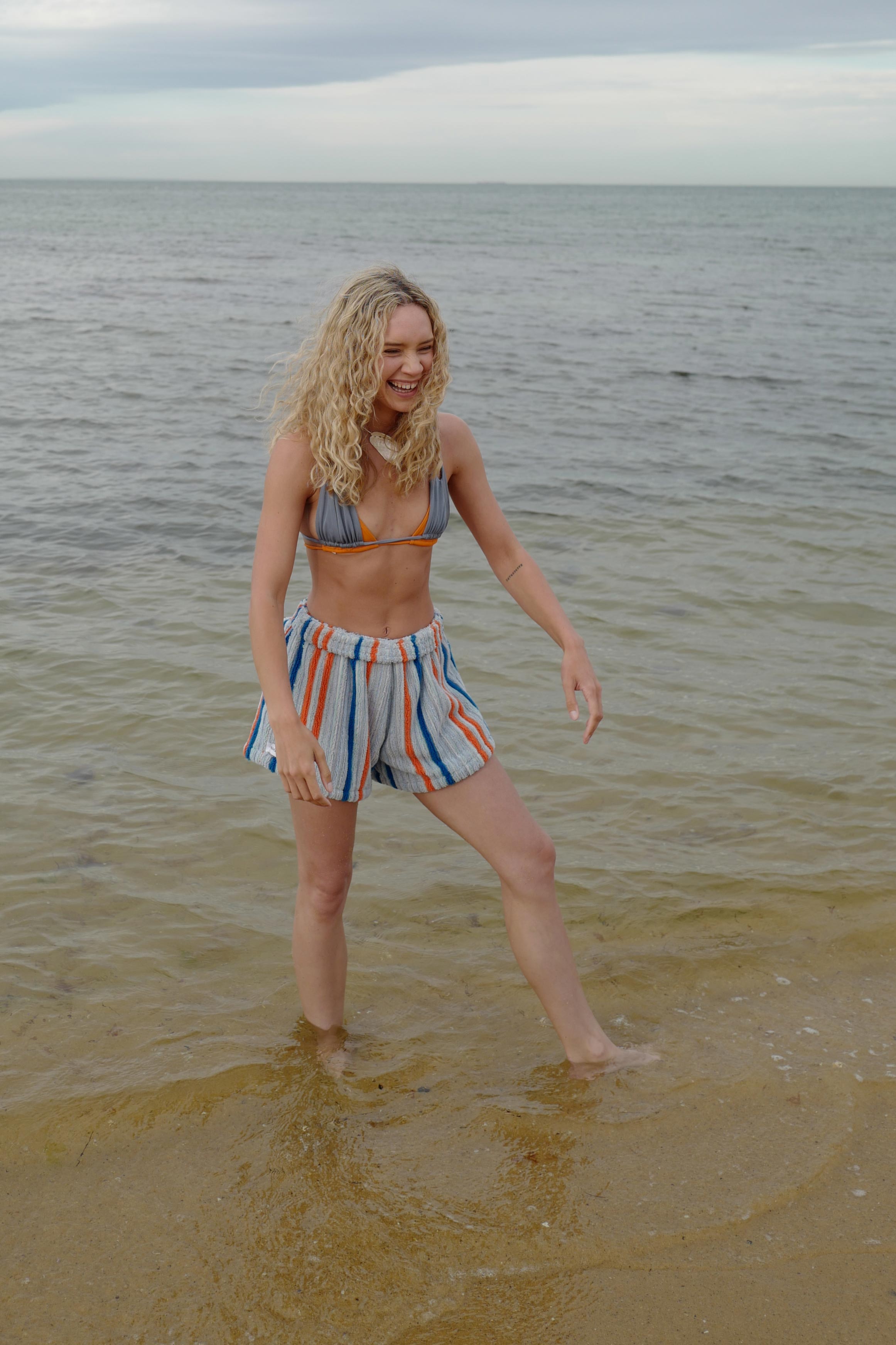 Portofino Short, Blue Stripe