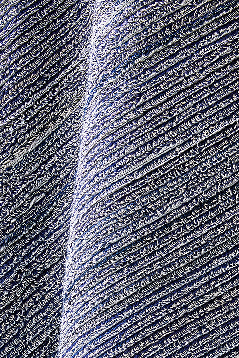 Navy & Tan Bath Towel
