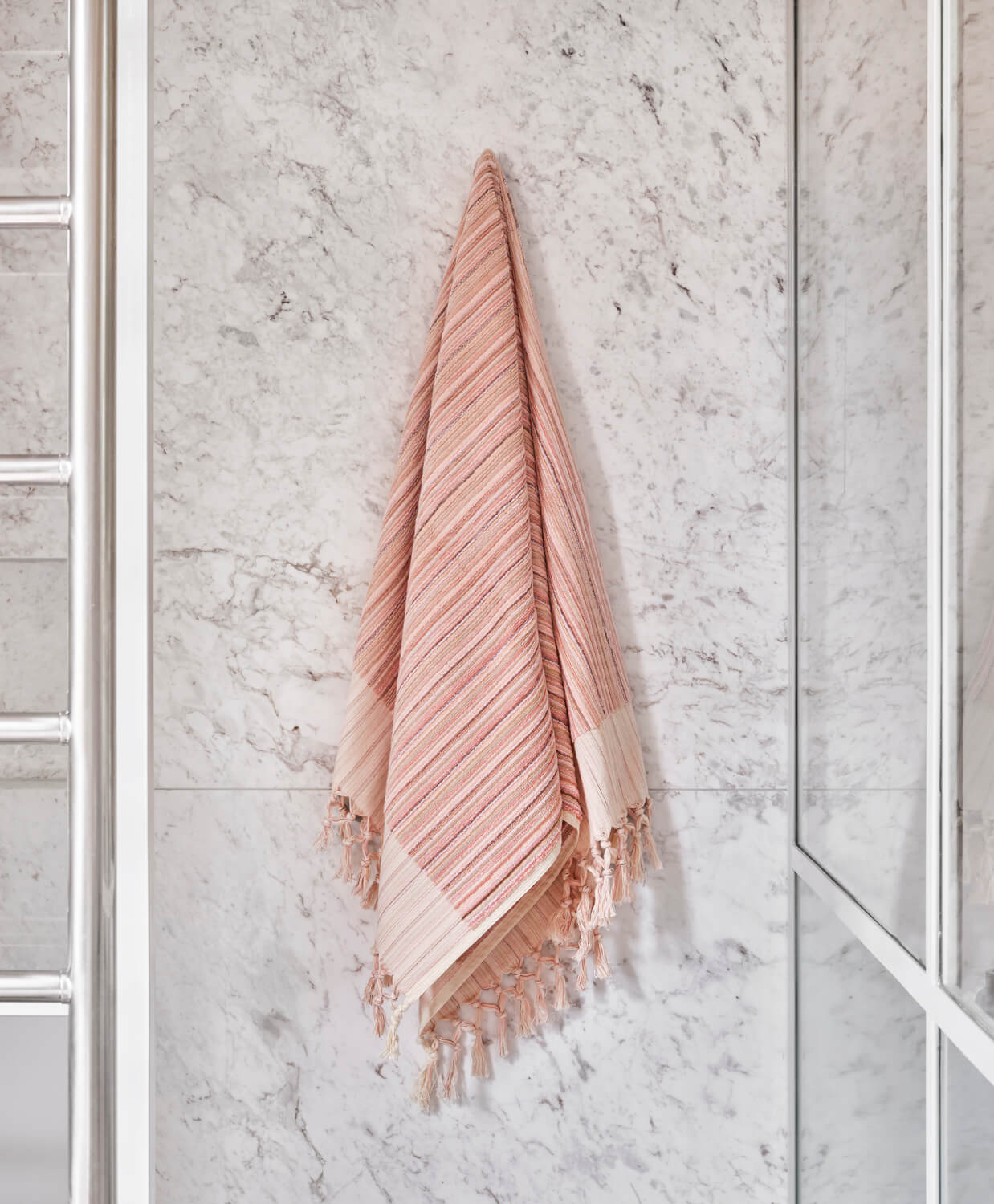 Pink Banksia Bath Towel