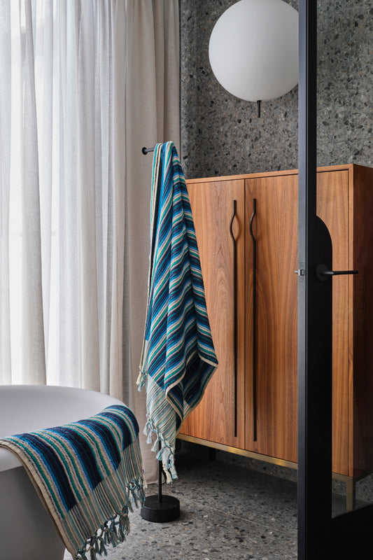 Bold Nautic Bath Mat
