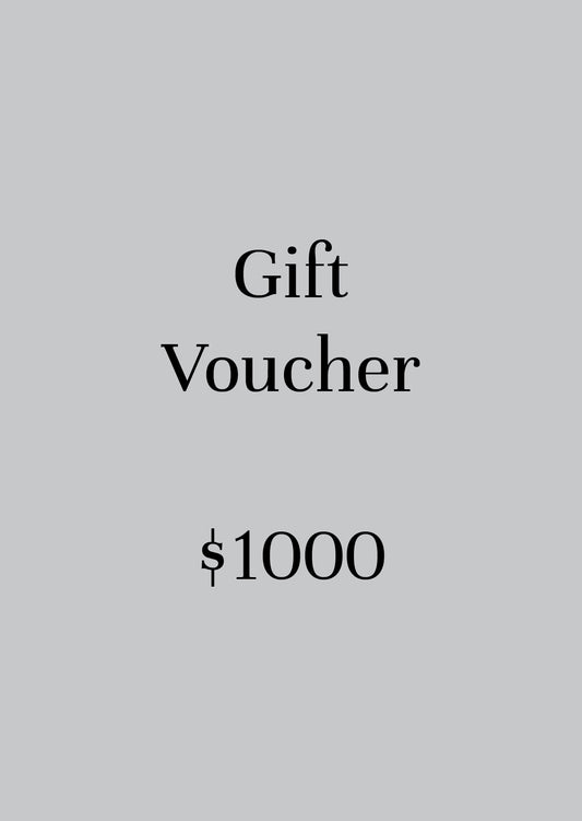 Gift Voucher. $1000