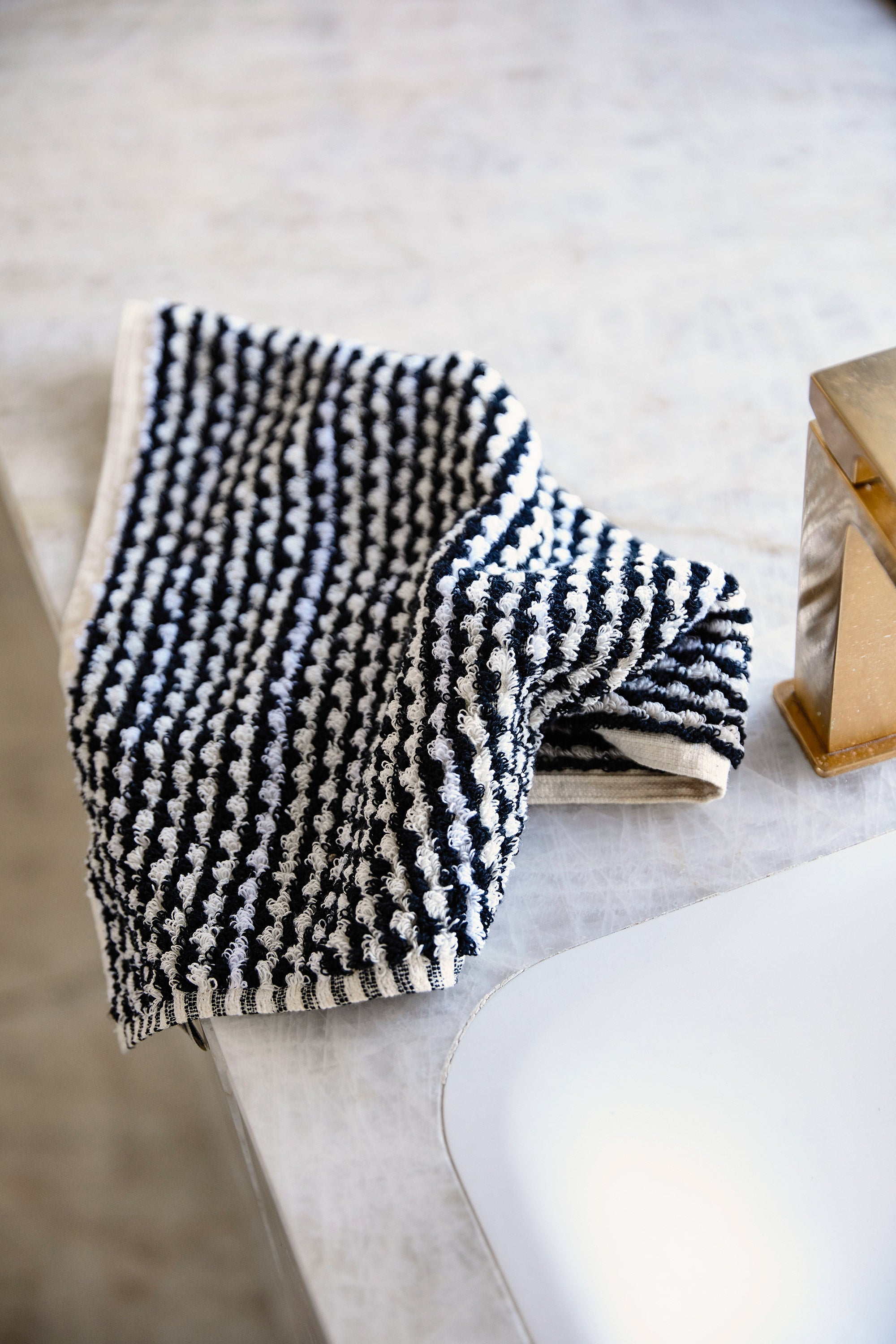 Monochrome Face Towel 3-Piece Set