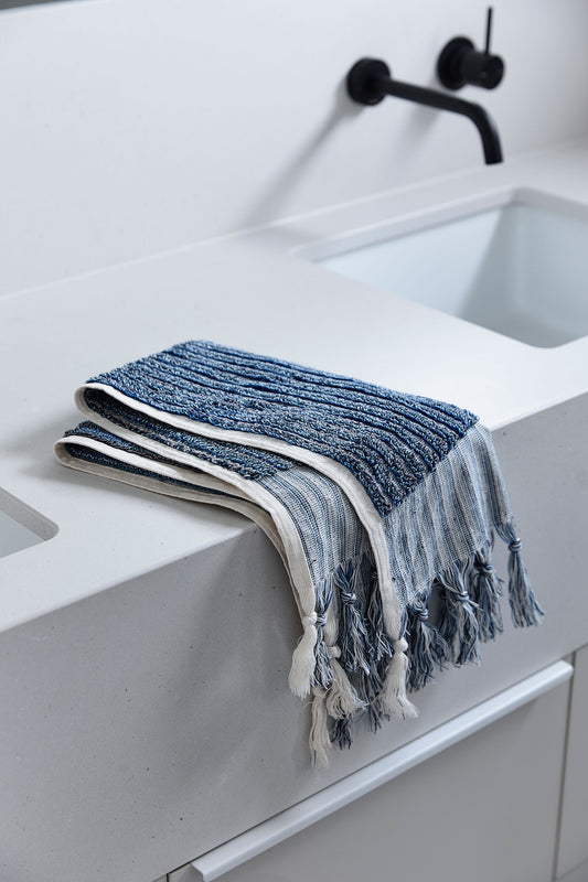 Cosmic Wide-Stripe Hand Towel