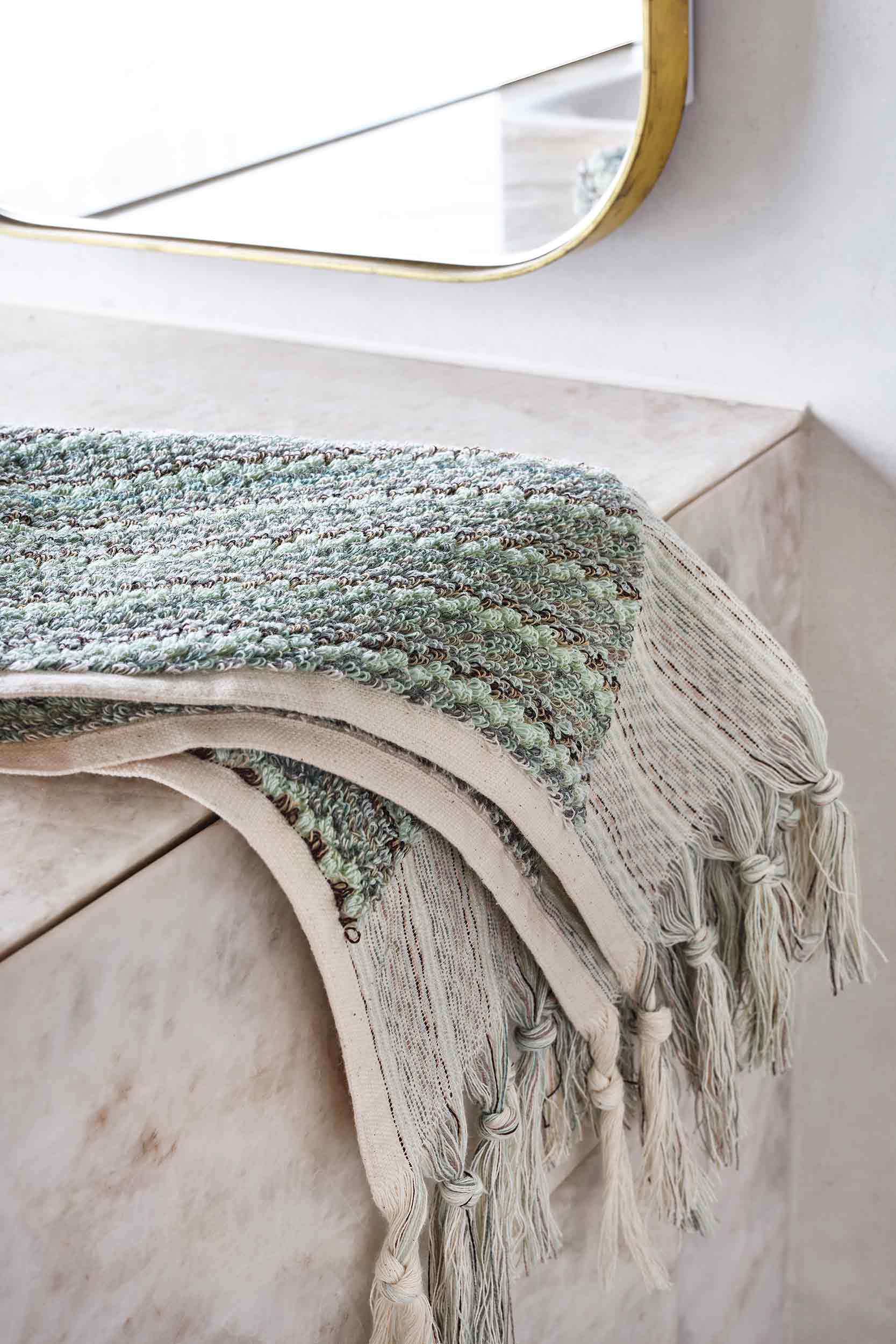 Moss Wave Hand Towel